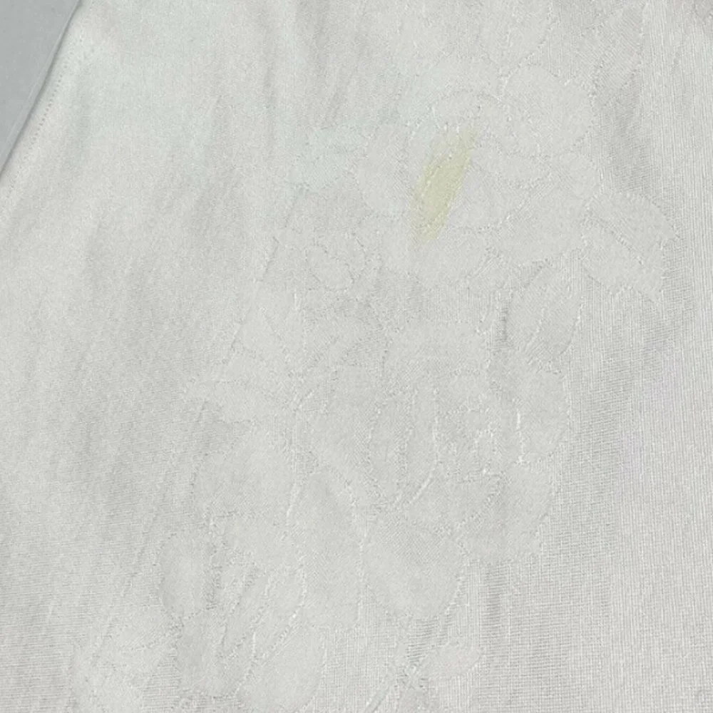 Vintage Beautiful Custom White Tablecloth